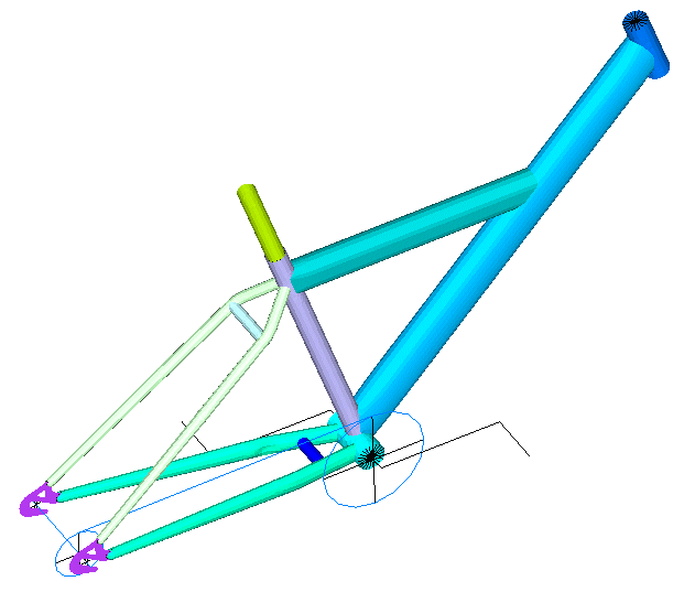 自転車の板要素モデル